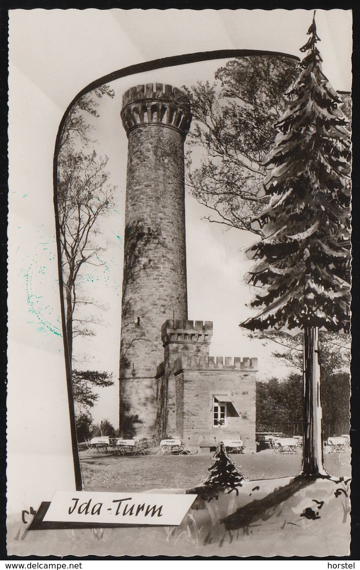 D-31675 Bückeburg - Ida-Turm Im Harrl - Gaststätte "Kamin- Stübchen" - Bueckeburg