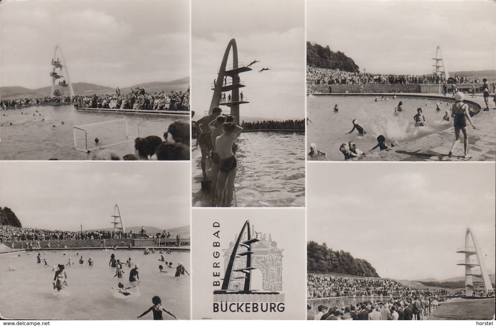 D-31675 Bückeburg - Alte Ansichten - Bergbad - Freibad - Bueckeburg