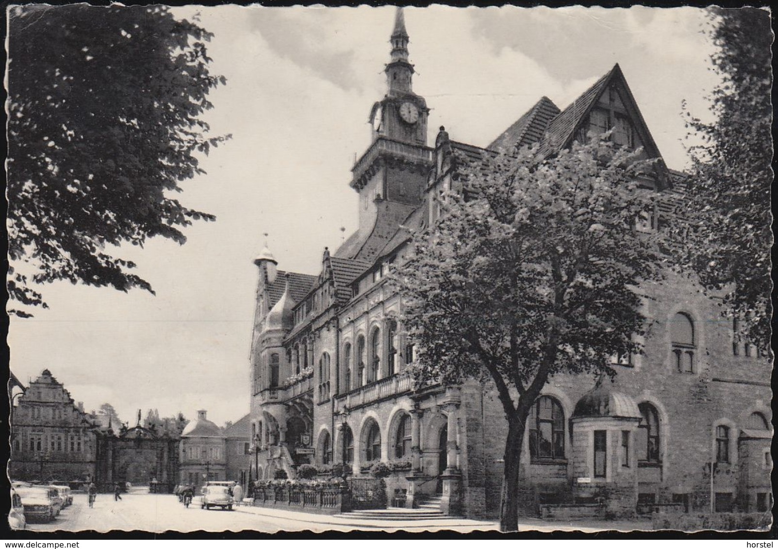 D-31675 Bückeburg - Alte Ansicht - Rathaus - Cars - DKW - Bueckeburg