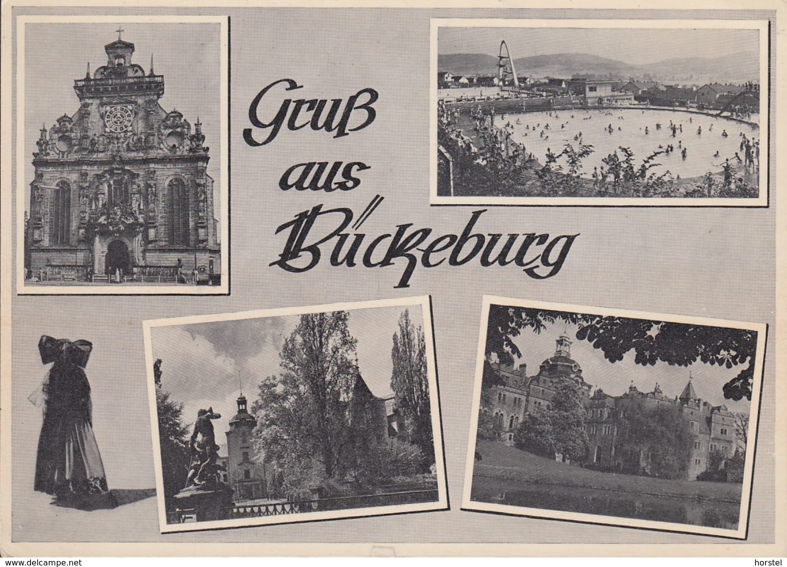 D-31675 Bückeburg - Alte Ansichten - Stadtkirche - Bergbad - Schloß - Bueckeburg