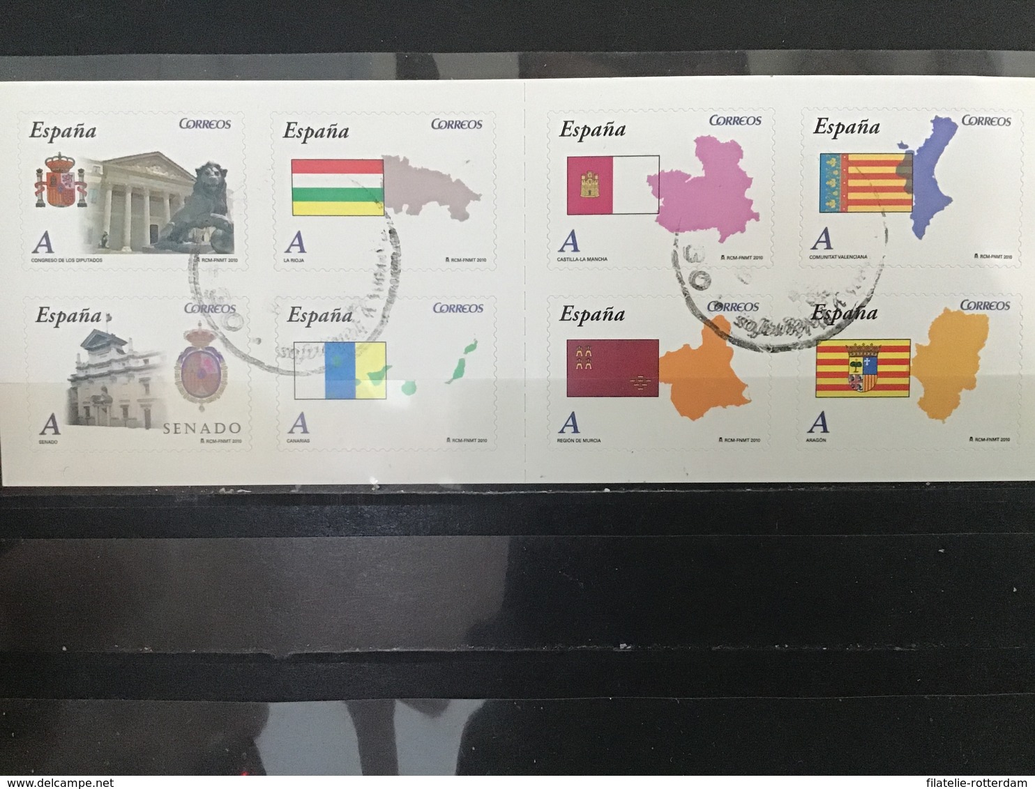Spanje / Spain - Sheet Autonome Gebieden 2010 - Gebraucht