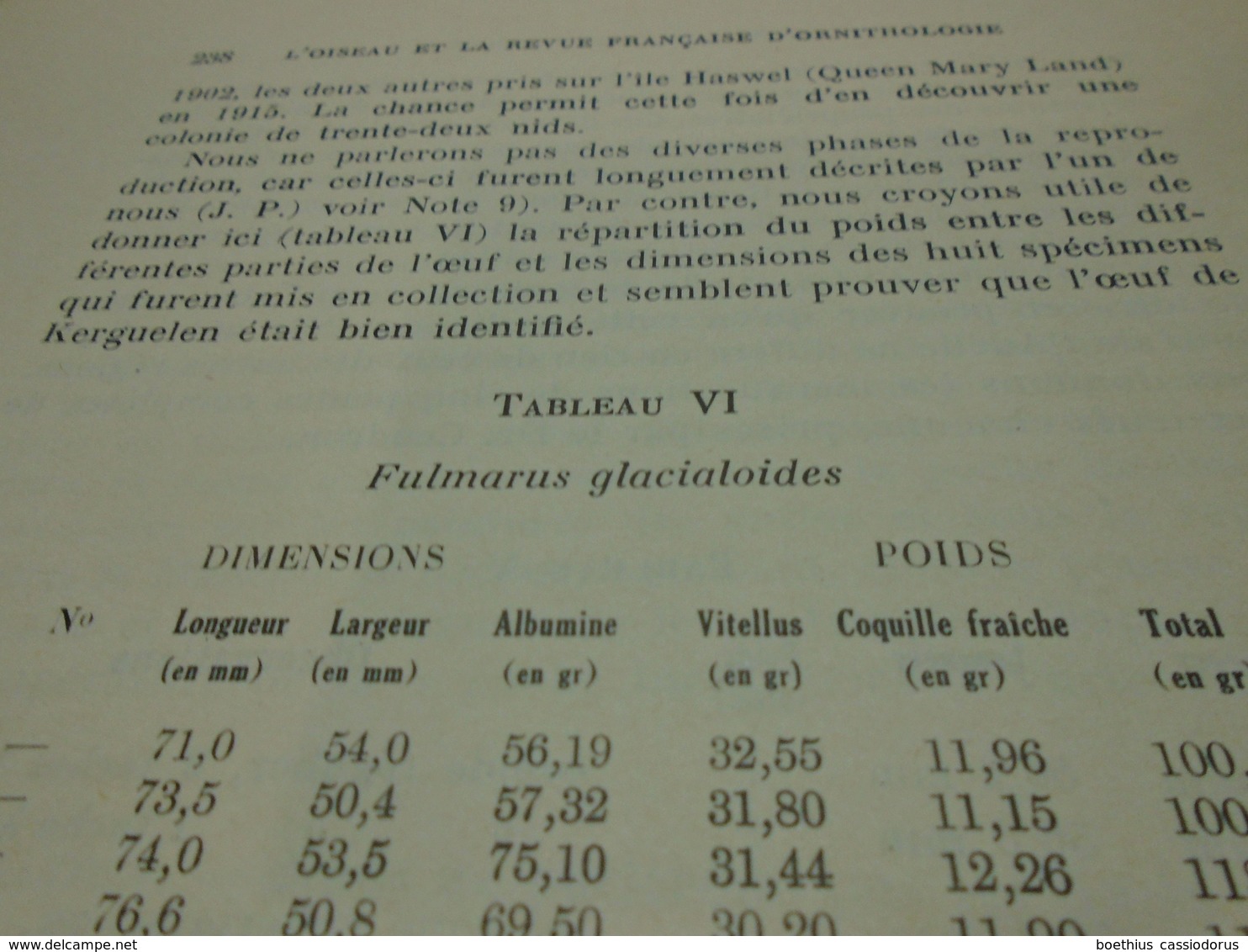 OOLOGIE AVIFAUNE TERRE ADELIE  Expéditions Polaires P E VICTOR Expéd Antarctiques Terre Adélie 49-53 ETCHECOPAR PREVOST