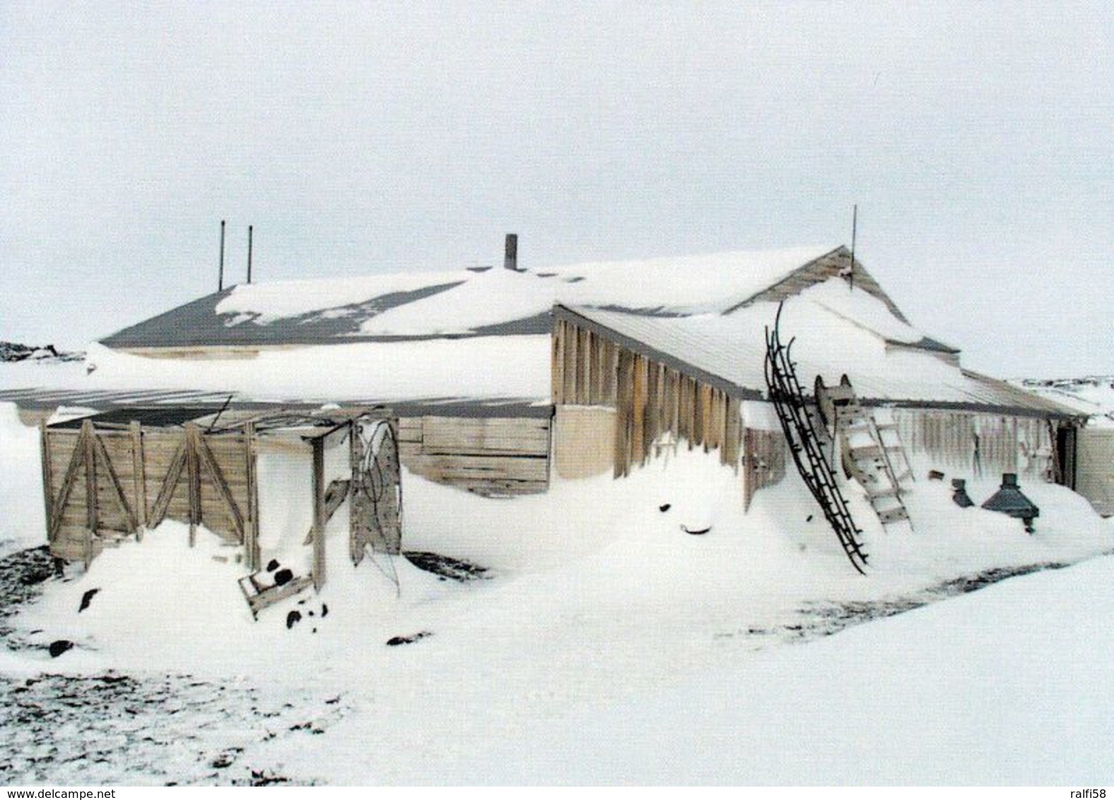 1 AK Antarctica Antarktis * Hütte Von Robert Falcon Scott Am Cape Evans Auf D. Insel Ross, Diese Hütte Wurde 1911 Erbaut - Andere & Zonder Classificatie
