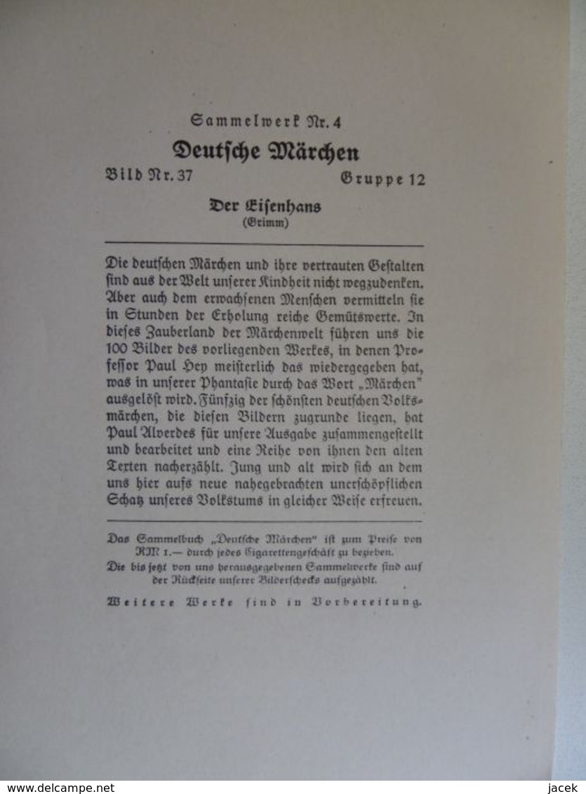 Grimm  / Der Eifenbans / Contes De Fées / Fairy Tales  Serie: Deutsche Märschen 2 Scan - Colecciones