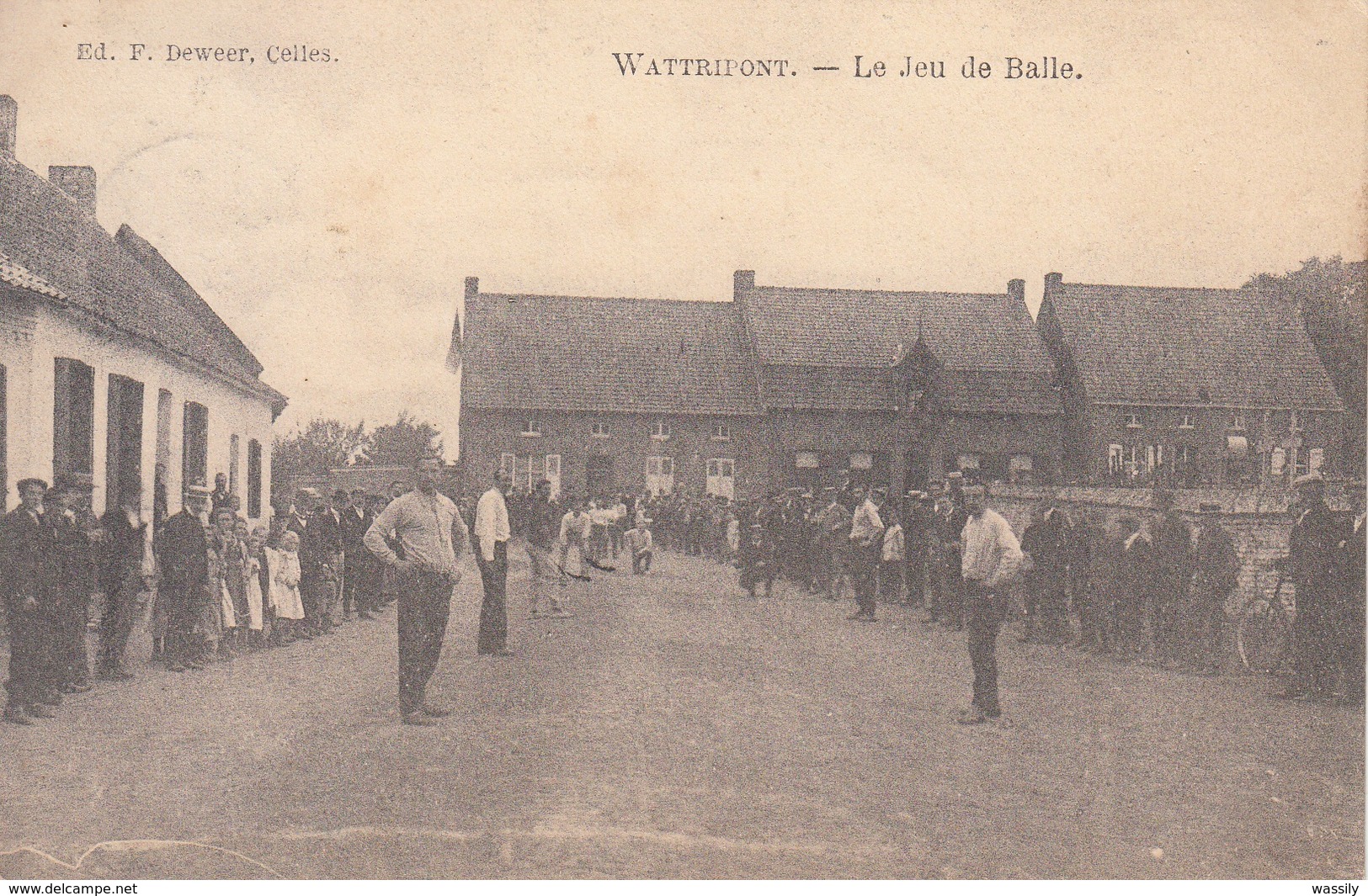 WATTRIPONT -  Le Jeu De Balle - Edit. Deweer Celles - TOP! - Frasnes-lez-Anvaing