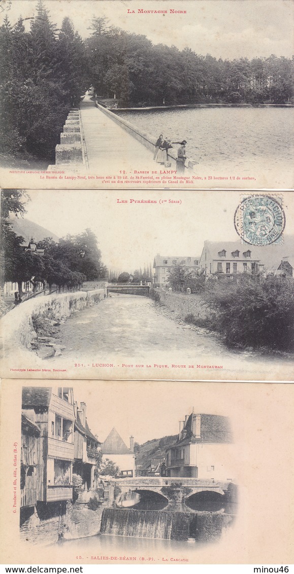 GROS LOT DE 1000 CPA FRANCE.A TRIER.PETITES CARTES ET DROUILLES.B.ETAT GENERAL .A SAISIR .VOIR SCANS ET DESC. - 500 Postales Min.