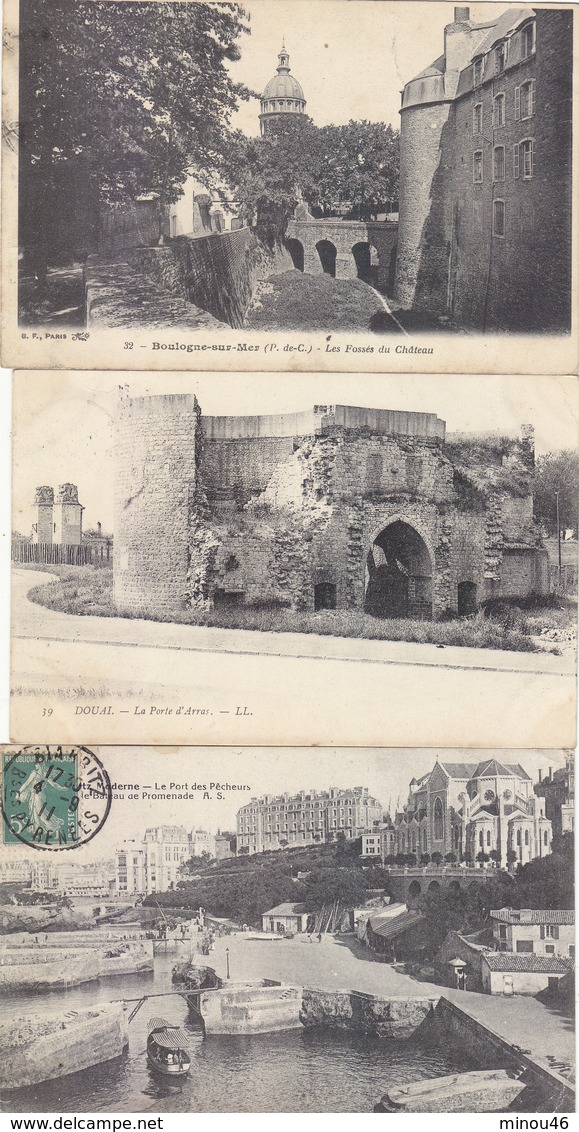 GROS LOT DE 1000 CPA FRANCE.A TRIER.PETITES CARTES ET DROUILLES.B.ETAT GENERAL .A SAISIR .VOIR SCANS ET DESC. - 500 Postales Min.