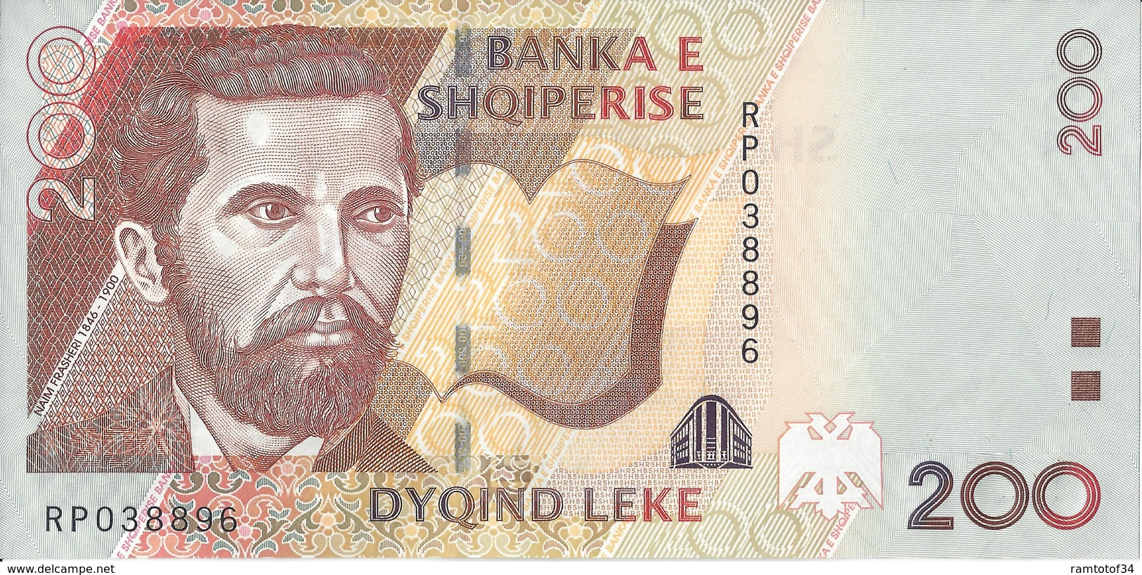 ALBANIE - 200 Leke 2012 - UNC - Albanië