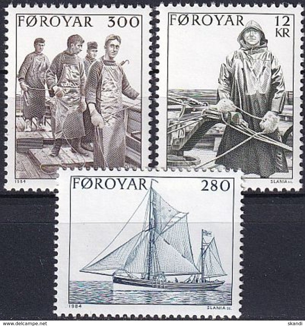 FÄRÖER 1984 Mi-Nr. 103/05 ** MNH - Islas Faeroes