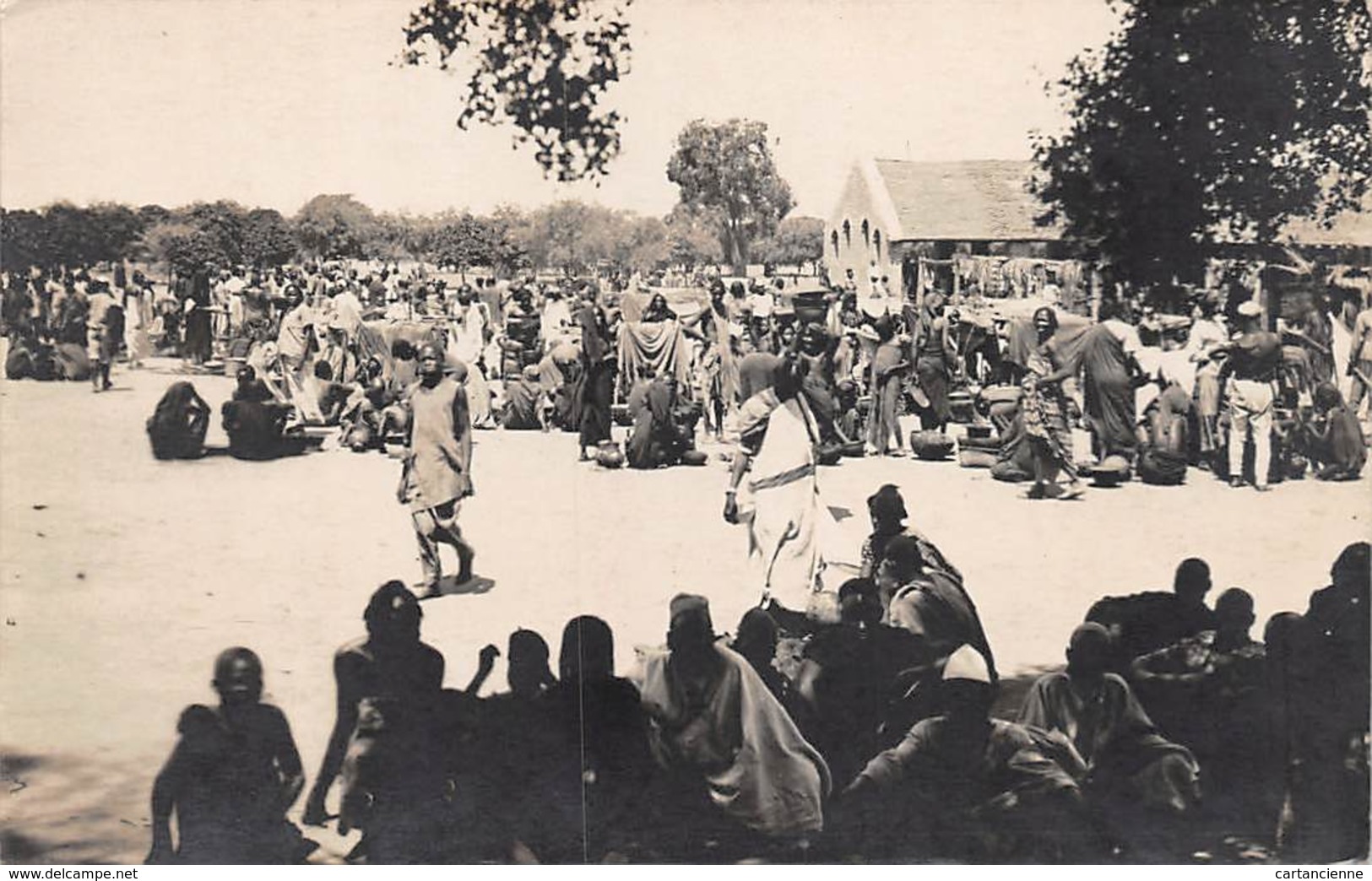 AFRIQUE AFRICA - Dahomey - 4 Cartes - Marché - Cotonou Douane - Goéné - Dahomey