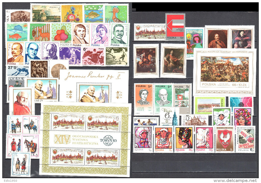 Poland 1983 - Complete Year Set - MNH (**) - Années Complètes