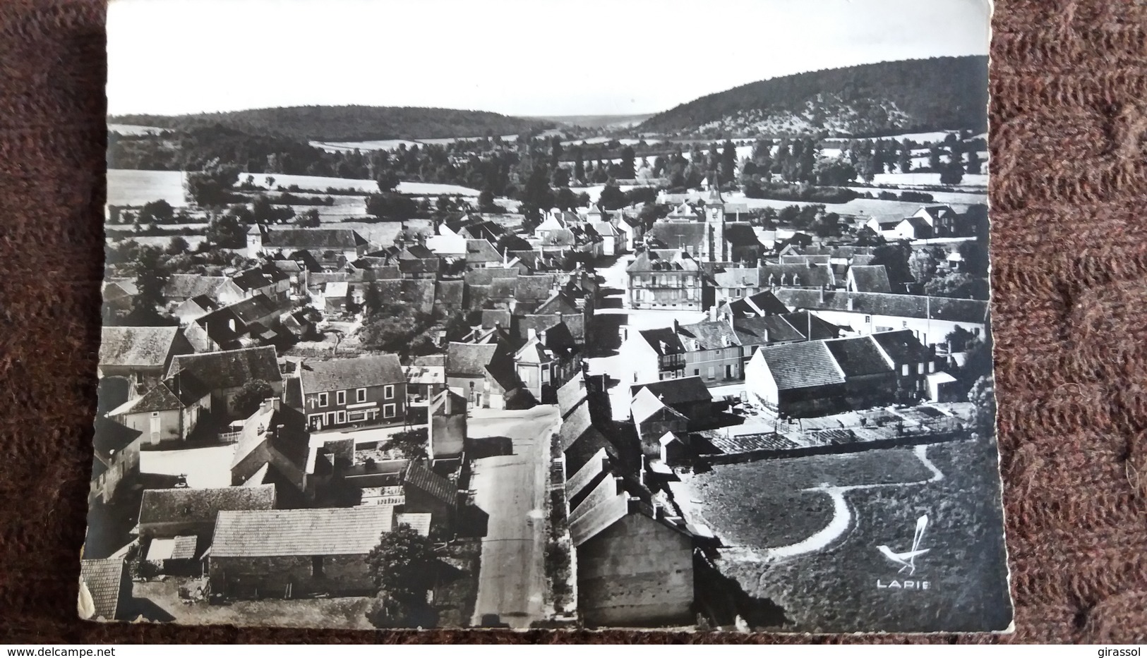 CPSM BRINON SUR BEUVRON NIEVRE    EN AVION AU DESSUS DE LAPIE 10 - Brinon Sur Beuvron