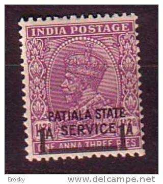 J3563 - BRITISH COLONIES PATIALA SERVICE Yv N°59 ** - Patiala