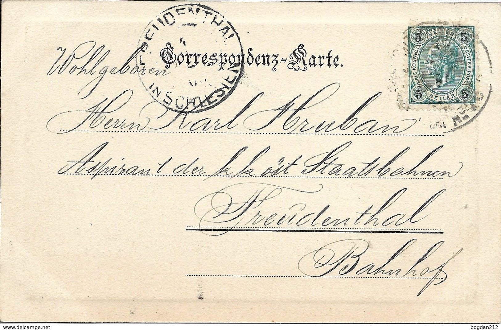 1903 - JESENIK  Freiwaldau , Gute Zustand, 2 Scan - Tchéquie