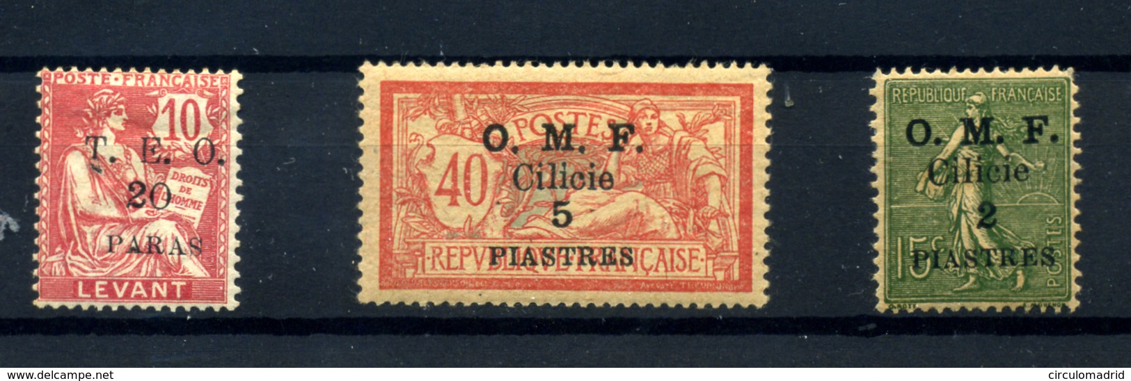 Cilicie Nº 77C, 85 Y 93.  Año 1920 - Unused Stamps