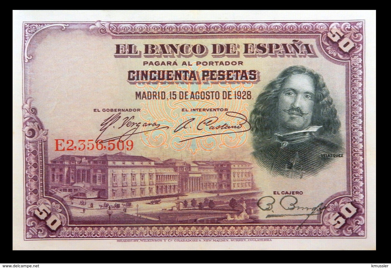 # # # Banknote Spanien (Spain) 50 Pesetas 1928 # # # - 50 Pesetas