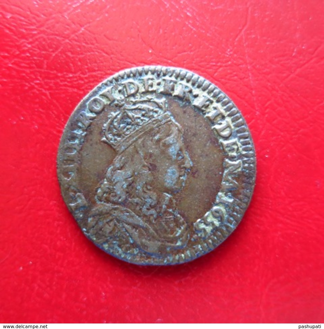 Louis XIV - Liard De France Au Buste Juvénile 2e Type 1655 B - 22mm 3,51g TTB - 1643-1715 Lodewijk XIV De Zonnekoning