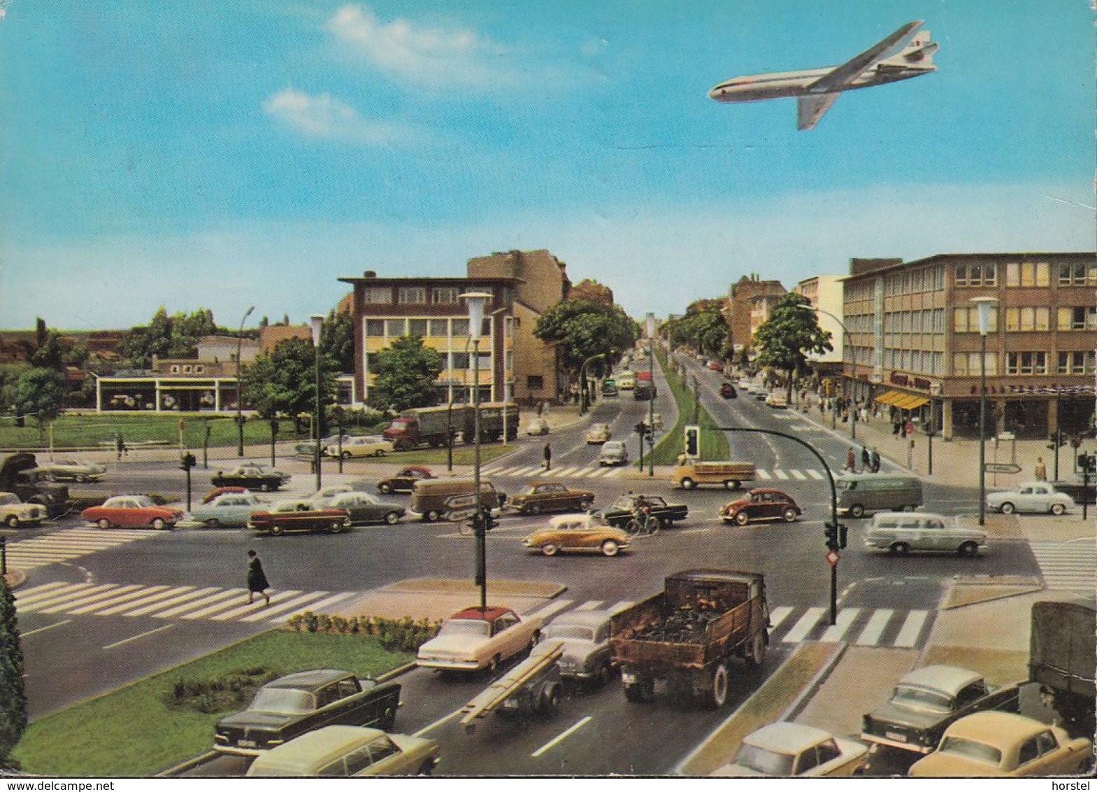 D-13405 Berlin - Kurt-Schumacher-Platz - Cars - VW Käfer - Opel - Ford - ( Alte Aufnahme 60er Jahre) - Reinickendorf