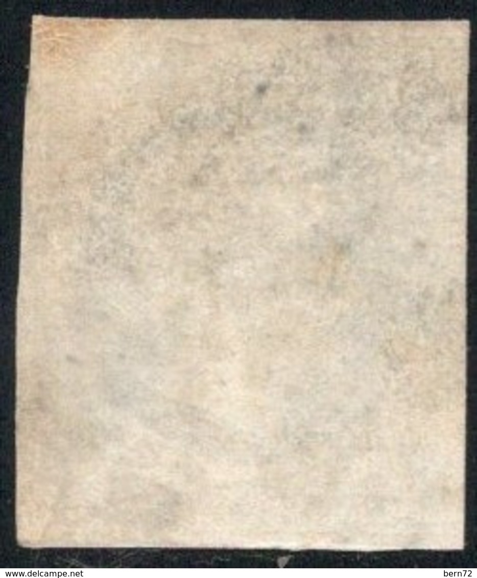 N°10 - 25cts Bleu République -  Variété Dans Le Bas Du Cadre à Droite -  Cote 45,00€ - 1852 Louis-Napoléon