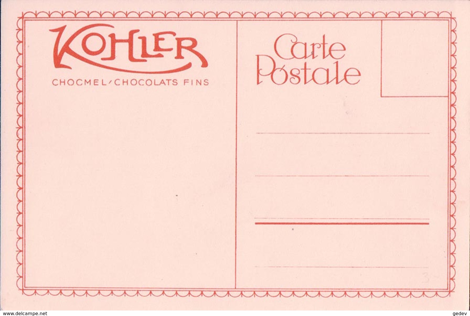 Publicité Chocolat Kohler, Le Petit Poucet, Litho (271) 10x15 - Werbepostkarten