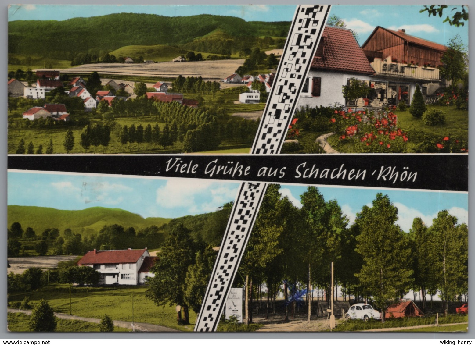 Gersfeld Schachen - Mehrbildkarte 1   Rhön - Rhoen