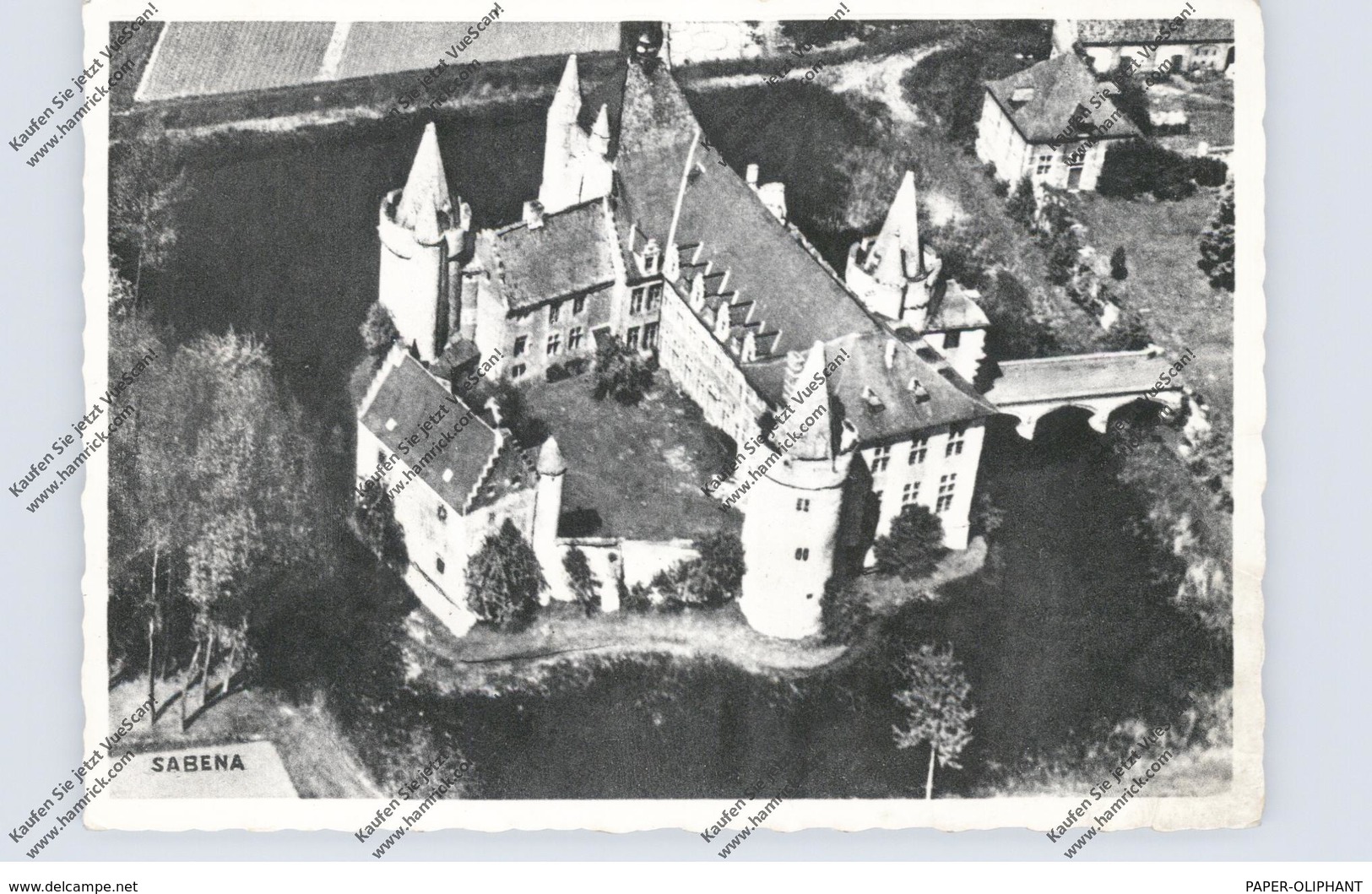 B 9270 LAARNE, Kasteel, SABENA Luchtopname - Laarne