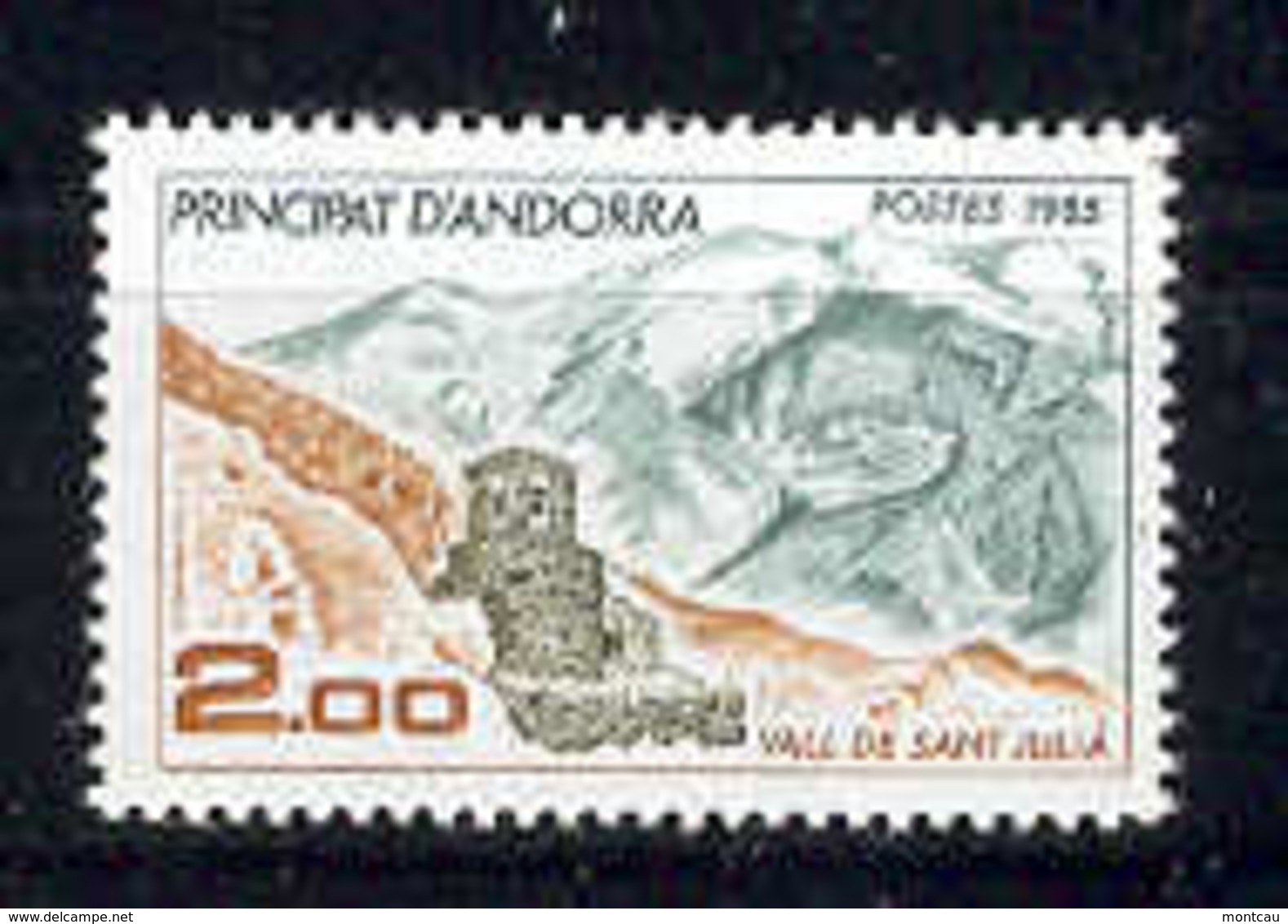 Andorra -Franc 1985 Turismo Y=338 E=359 (**) - Ongebruikt
