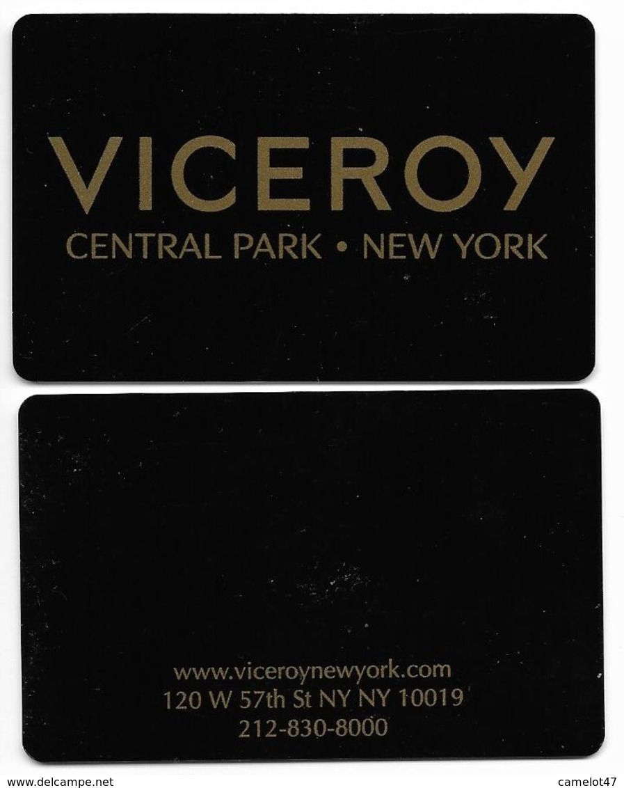 Viceroy Central Park Hotel, New York, Used Contactless Hotel Room Key Card # Viceroy-2 - Hotelkarten