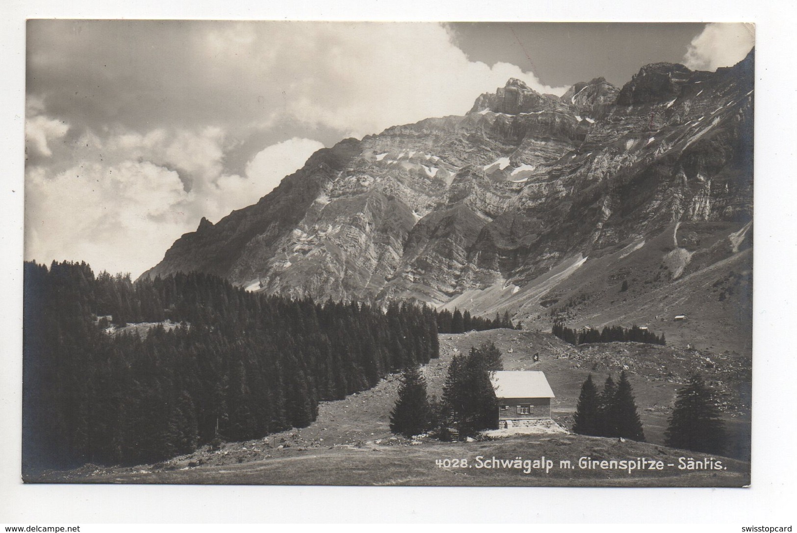 URNÄSCH Schwägalp M. Girenspitze Säntis Gel. 1914 Ambulant N. Glarus - Urnäsch