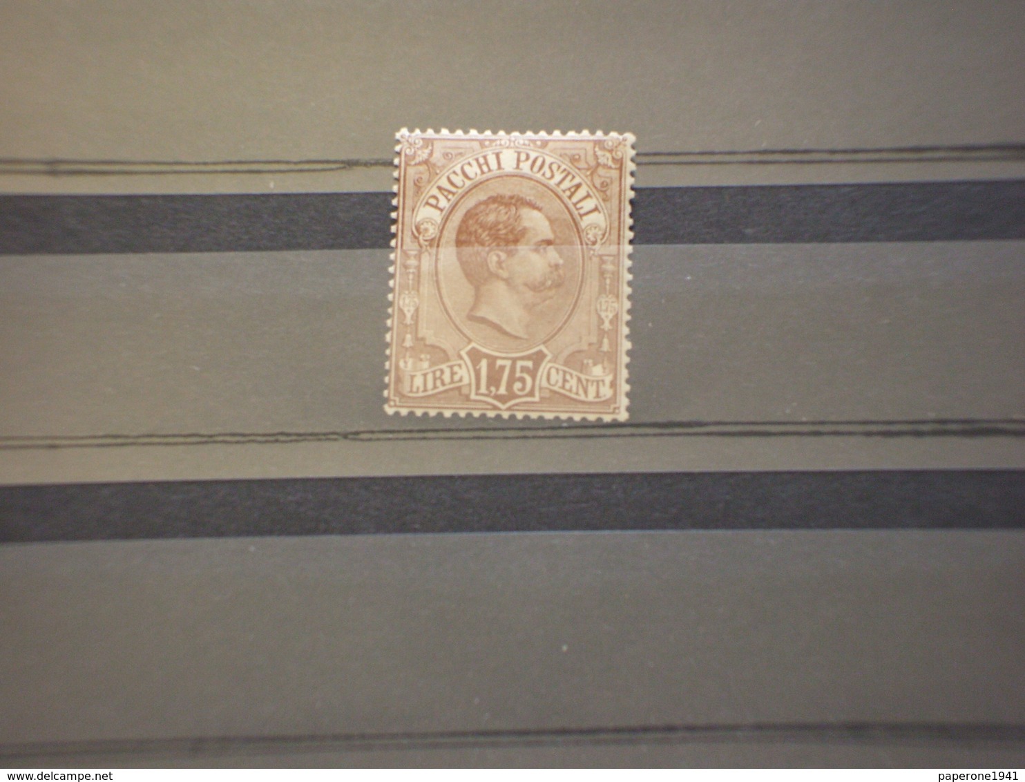 ITALIA REGNO - PACCHI POSTALI - 1884/6 RE  L. 1,75 Centrato. - NUOVO(++) - Colis-postaux