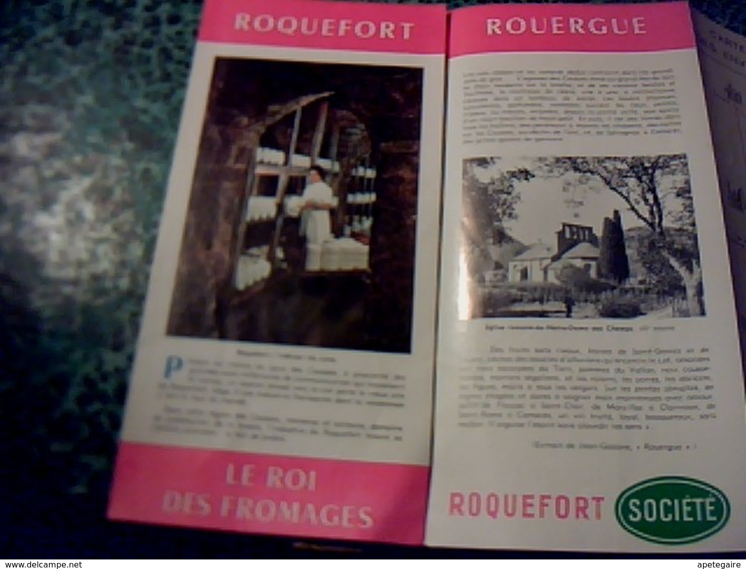 Vieux Papier Dépliant Touristique Millau Roquefort Rouergue Pays Du Tourisme Année ?, - Tourism Brochures