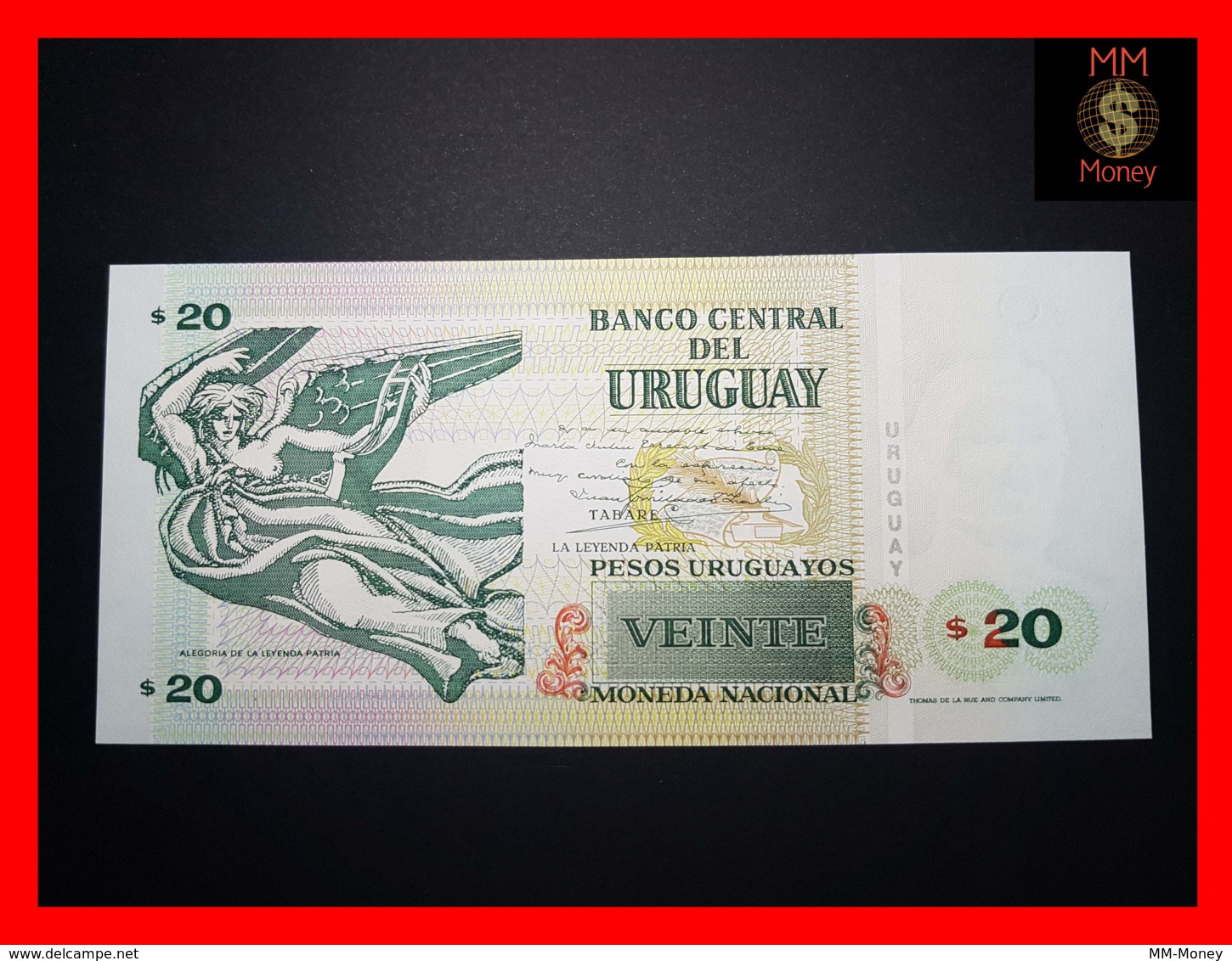 URUGUAY 20 Pesos Uruguayos 2000 P. 83  Serie C  UNC - Uruguay