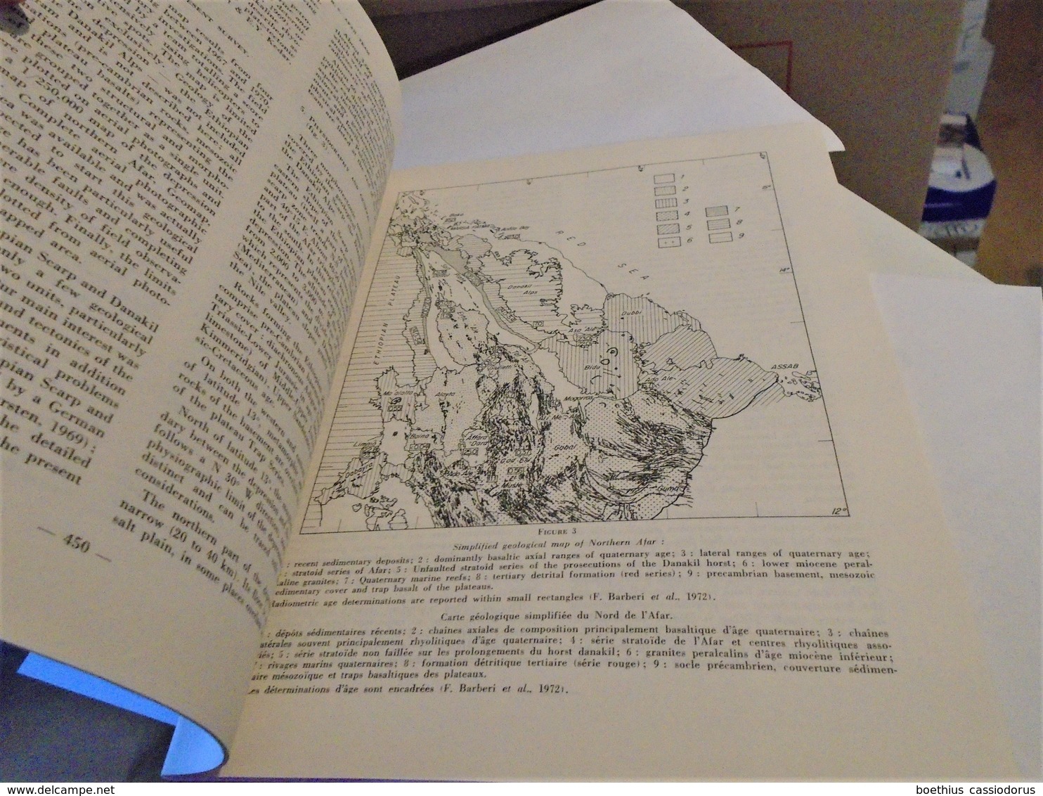 GEOLOGY OF NORTHERN AFAR (ETHIOPIA) 1973 C.N.R.- C.N.R.S.- AFAR TEAM - Geología