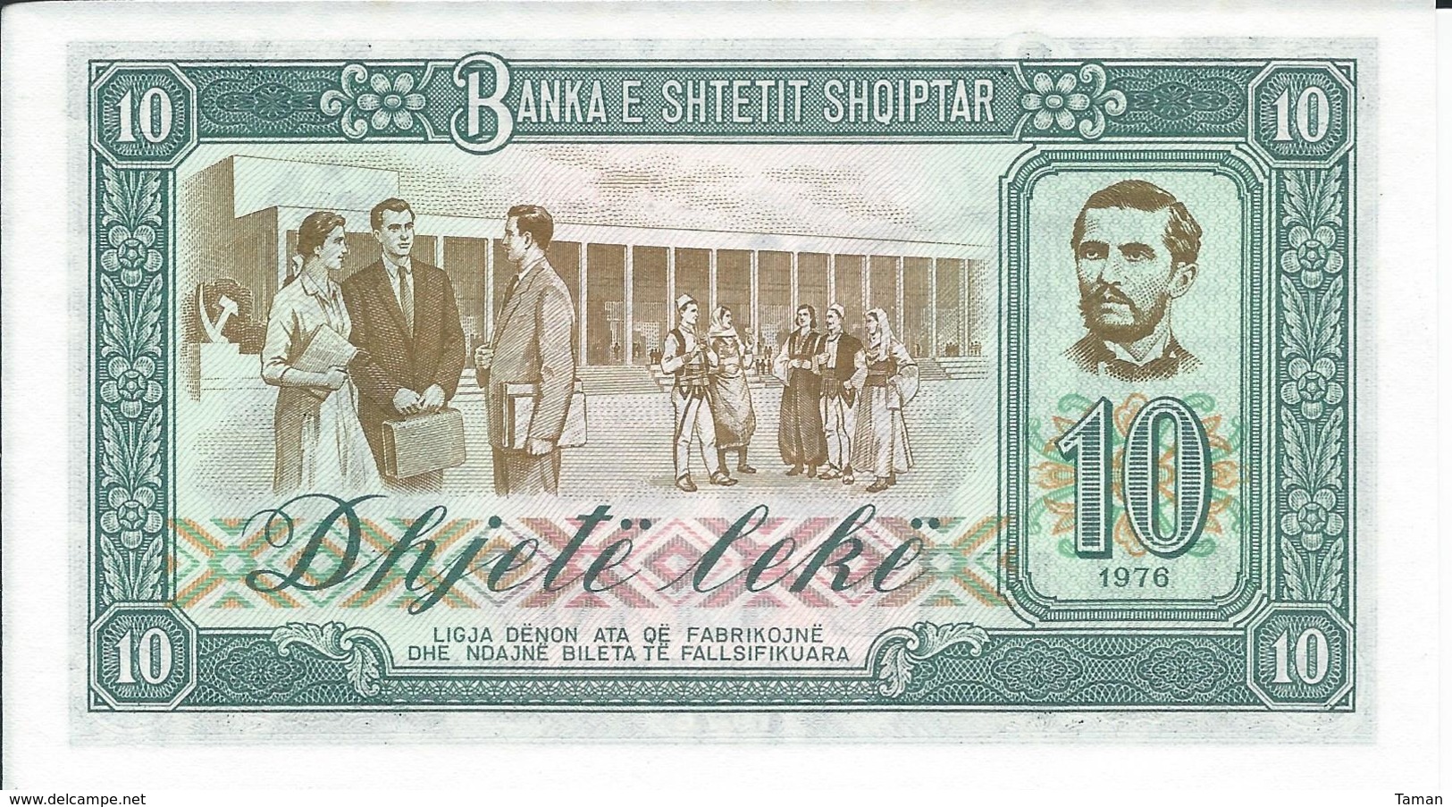 ALBANIE   - 10  Leke  1976   -- UNC --   Albania - Albanië