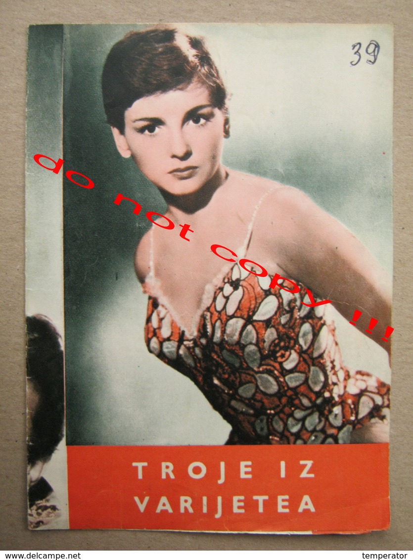 Troje Iz Varijetea VARIETE ALEMÃO (1954) / Kurt Nojman: Ingrid Andre ... - ZETA FILM - Programs