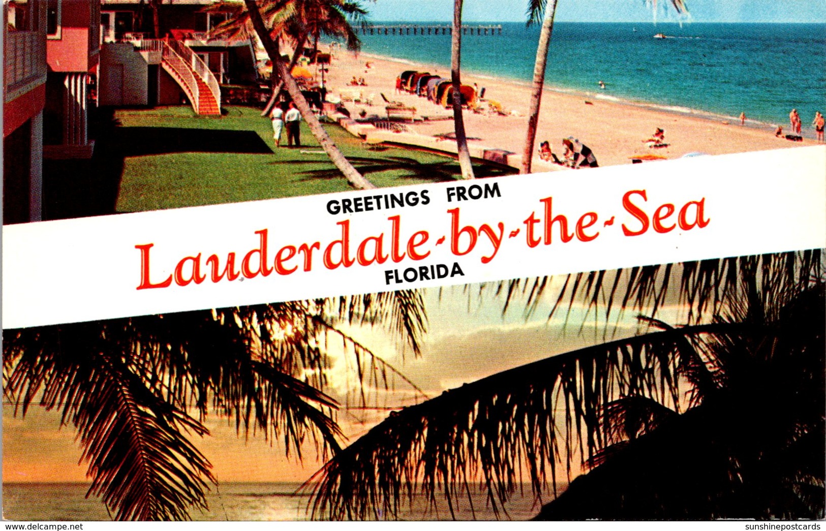 Florida Greetings From Lauderdale By The Sea - Fort Lauderdale