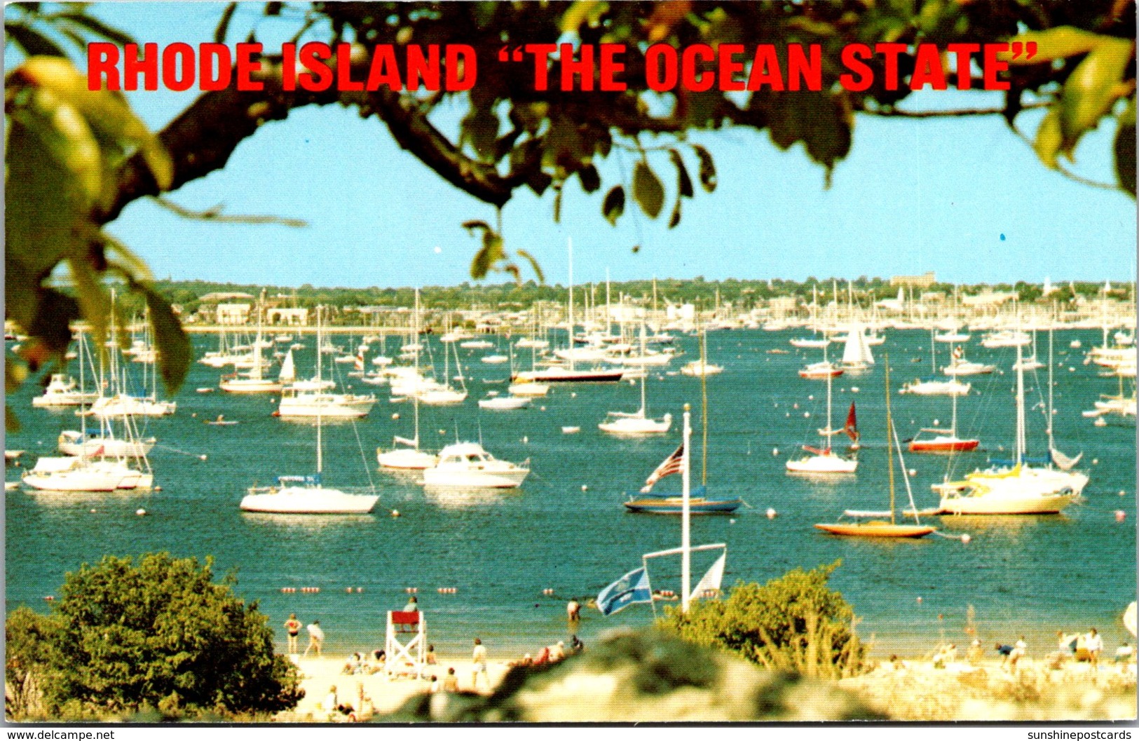 Rhode Island Newport Harbor Seen From Fort Adams State Park - Newport