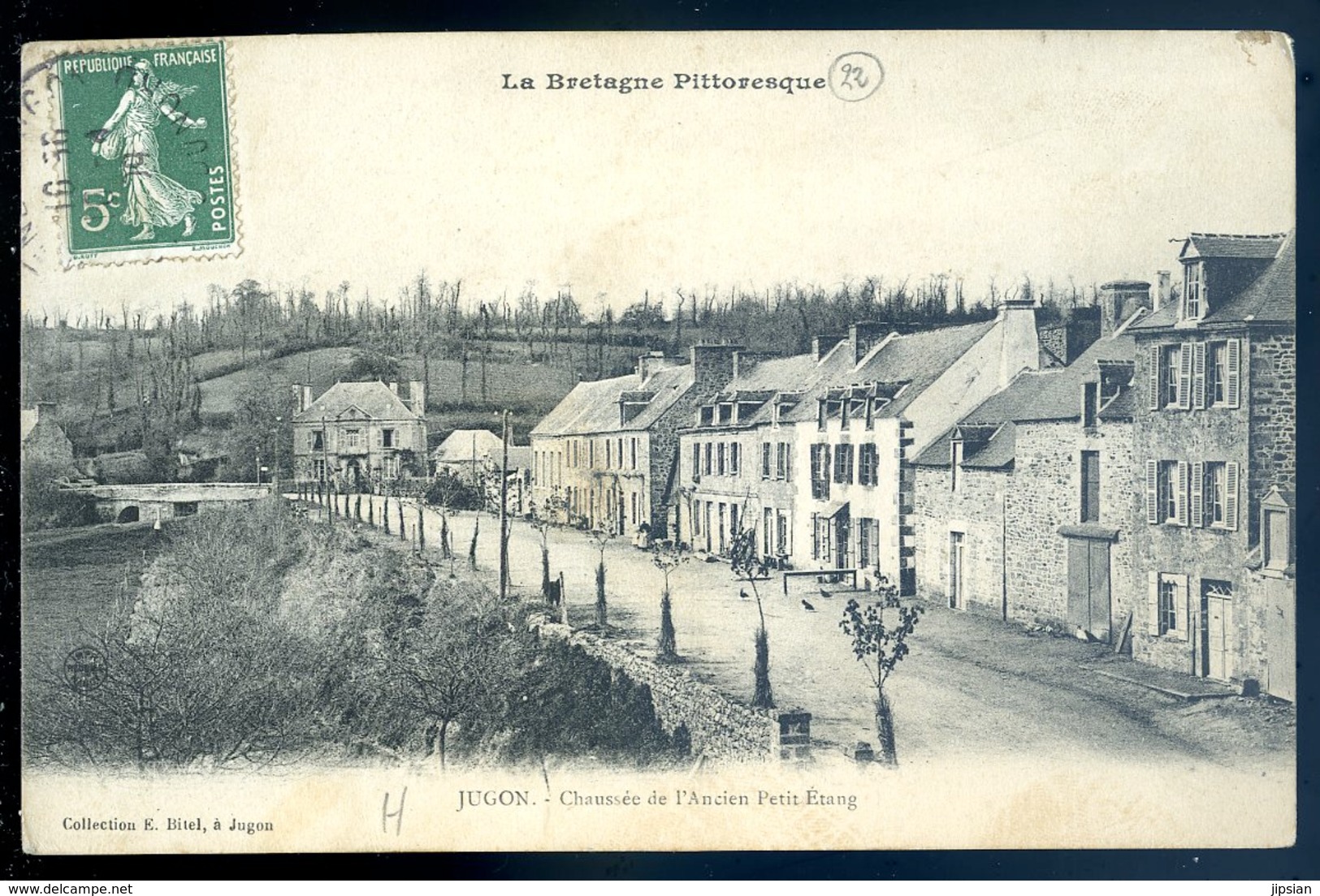 Cpa Du 22  Jugon  --  Chaussée De L' Ancien Petit étang   AVR20-114 - Jugon-les-Lacs