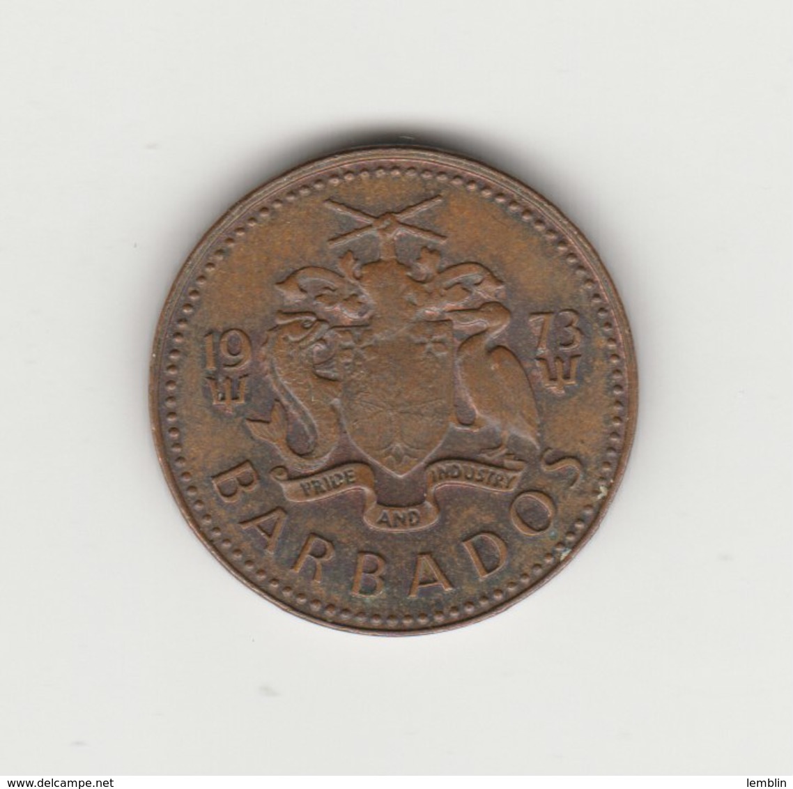 1 CENT 1973 BRONZE - Barbados