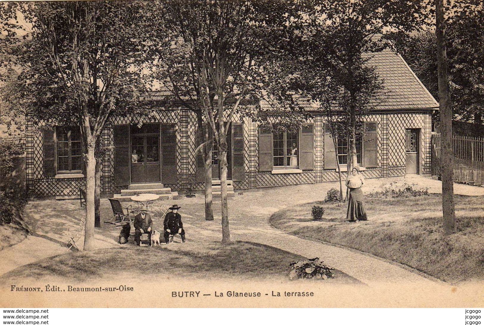 BUTRY  La Glaneuse.   La Terrasse.   2 Scans  TBE - Butry