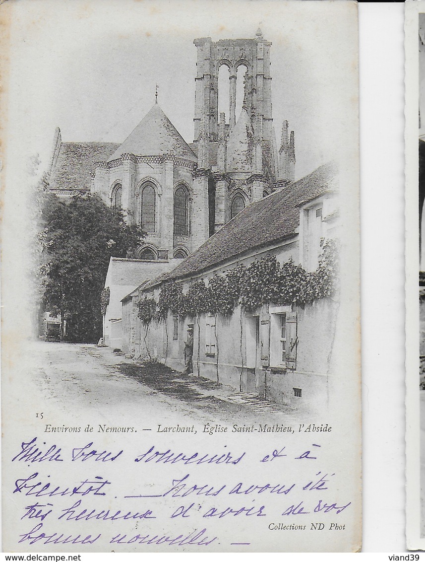 Larchant - église Saint Mathieu, L'Abside - Larchant