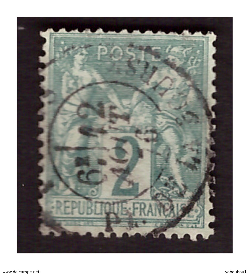 Sage N°62 Obl. - 1876-1878 Sage (Type I)