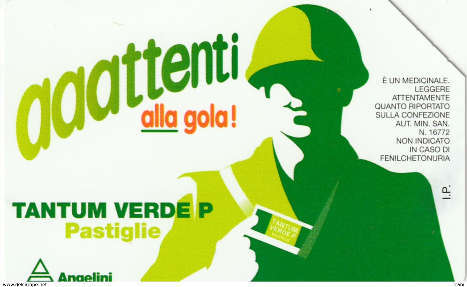 AAATTENTI ALLA GOLA - TANTUM VERDE - Publicité