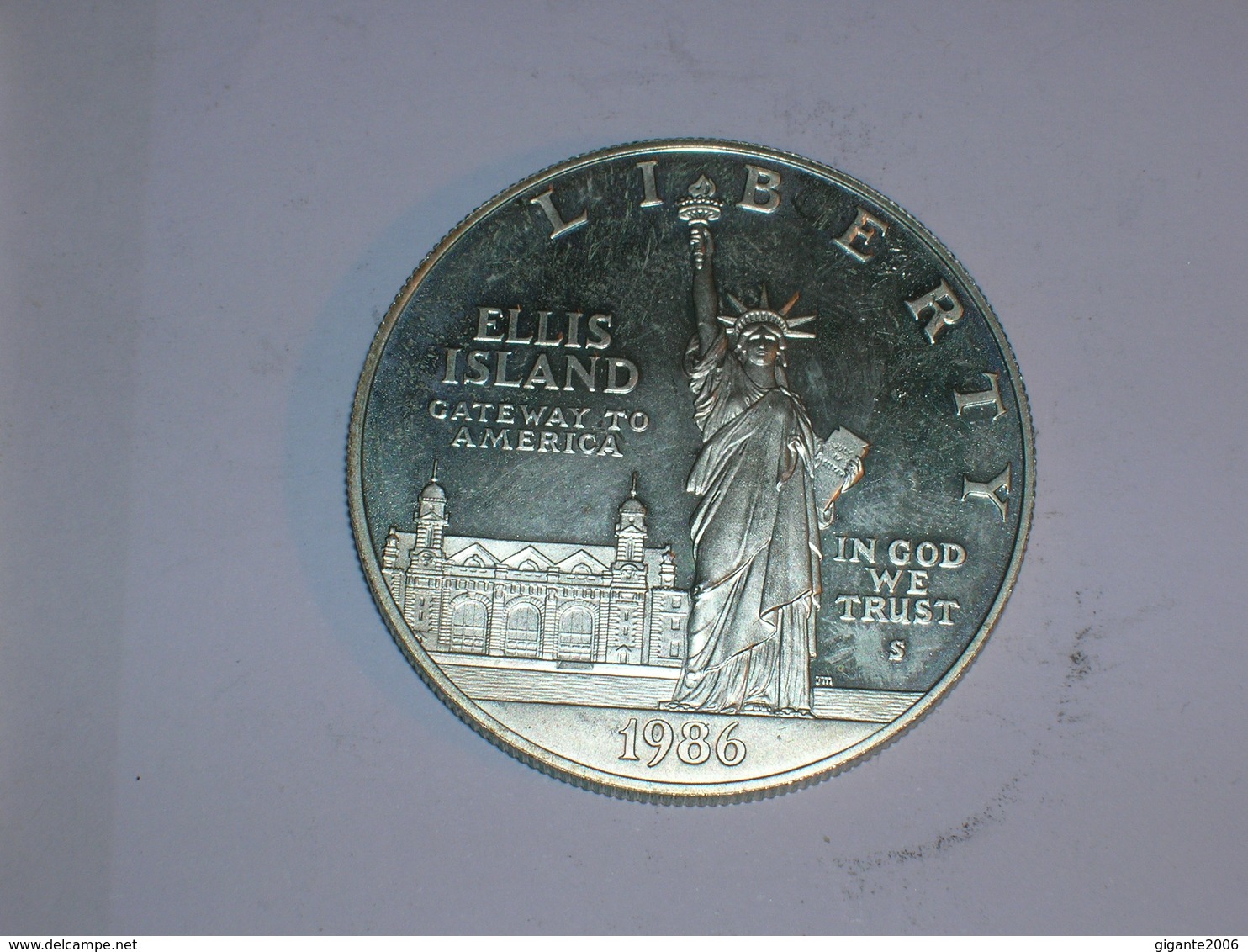 ESTADOS UNIDOS/USA 1 DOLAR 1986 S, PROOF, KM 214 (5806) - Conmemorativas