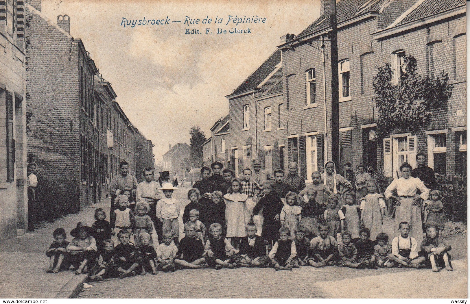 Ruisbroek - Ruysbroeck - Rue De La Pépinière 1907 - TOP! - Sint-Pieters-Leeuw