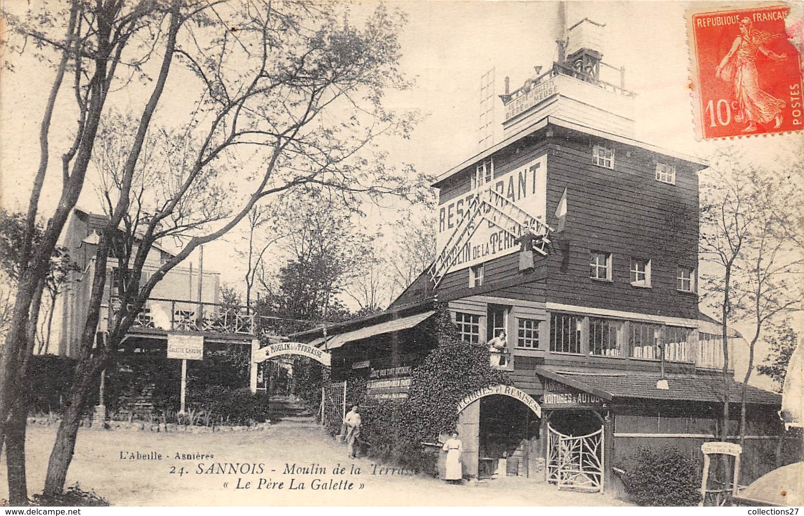 95-SANNOIS- MOULIN DE LA TERRASSE, LE PERE LA GALETTE - Sannois