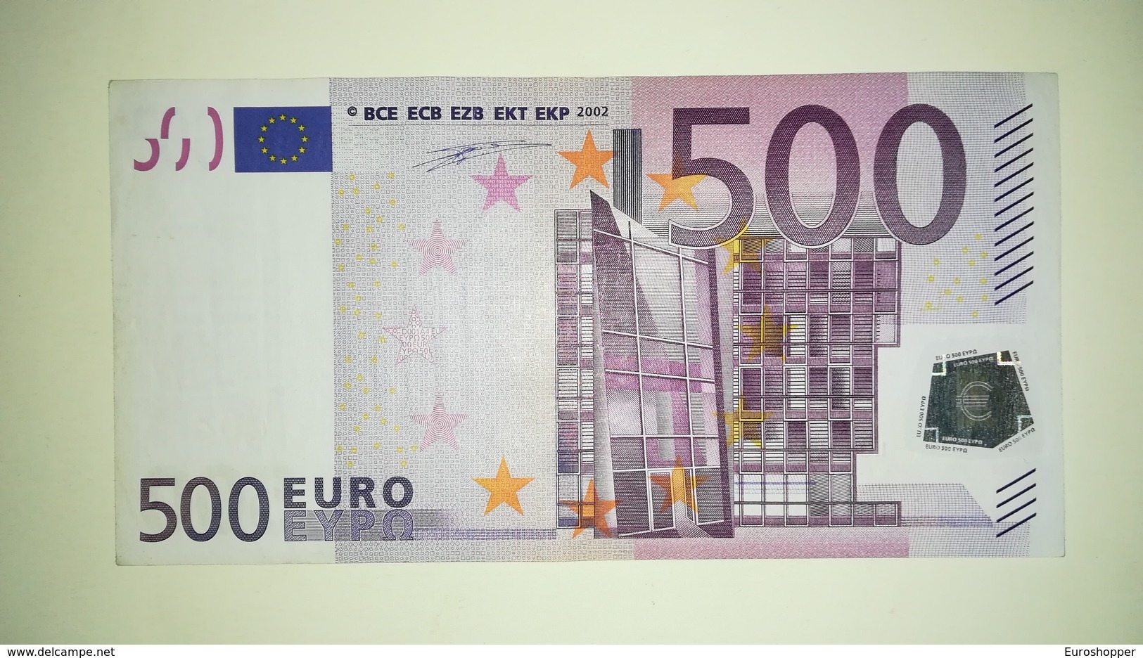 EURO-FINLAND 500 EURO (L) D001 Sign DUISENBERG - 500 Euro