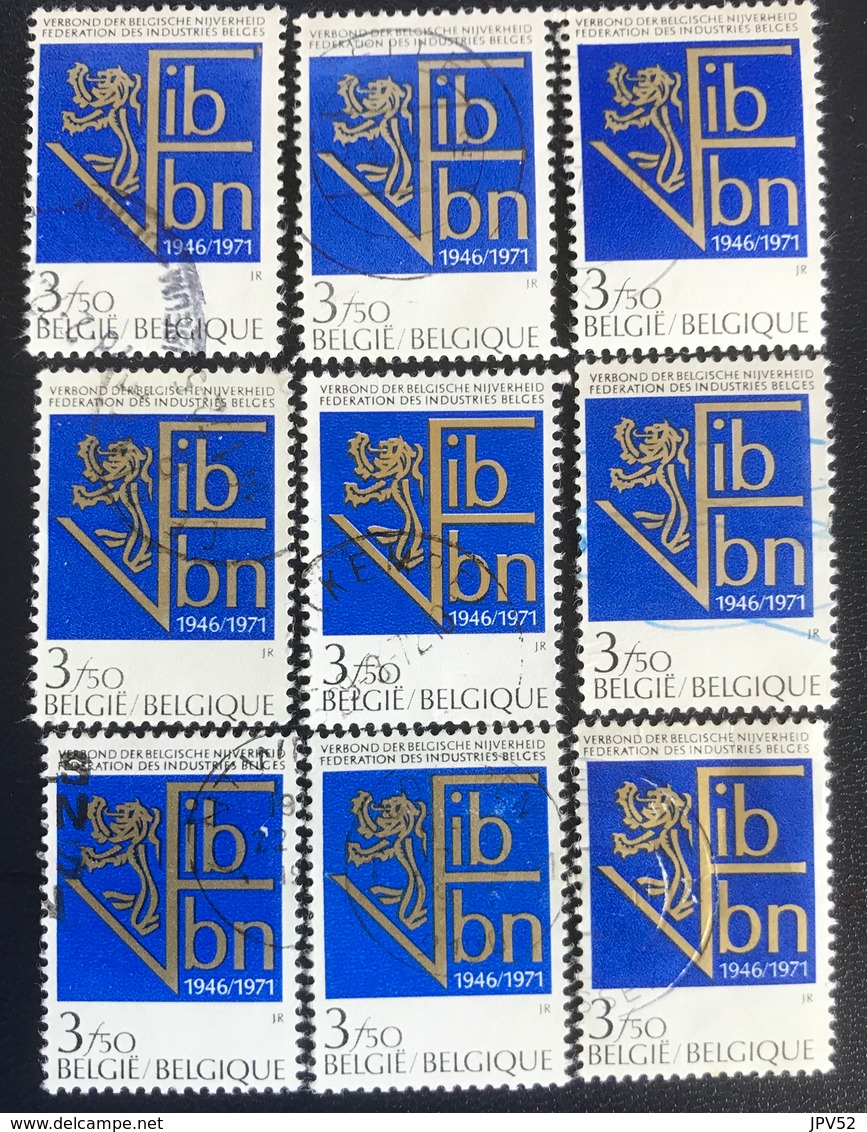 België - Belgique - (o)used Ref B1/7 - 1971 - Michel Nr.1661 - Verbond Der Belgische Nijverheid - Collections
