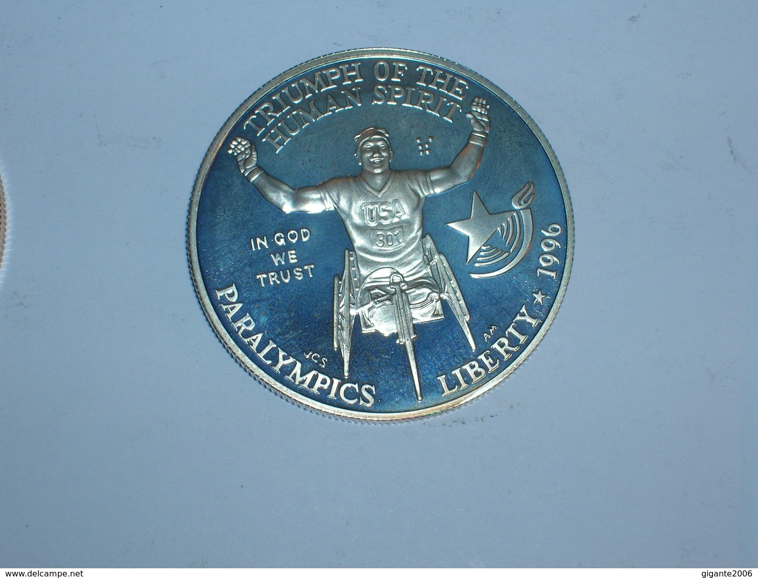 ESTADOS UNIDOS/USA 1 DOLAR 1996 P, OLIMPIADAS, PROOF, KM 268 (5792) - Conmemorativas