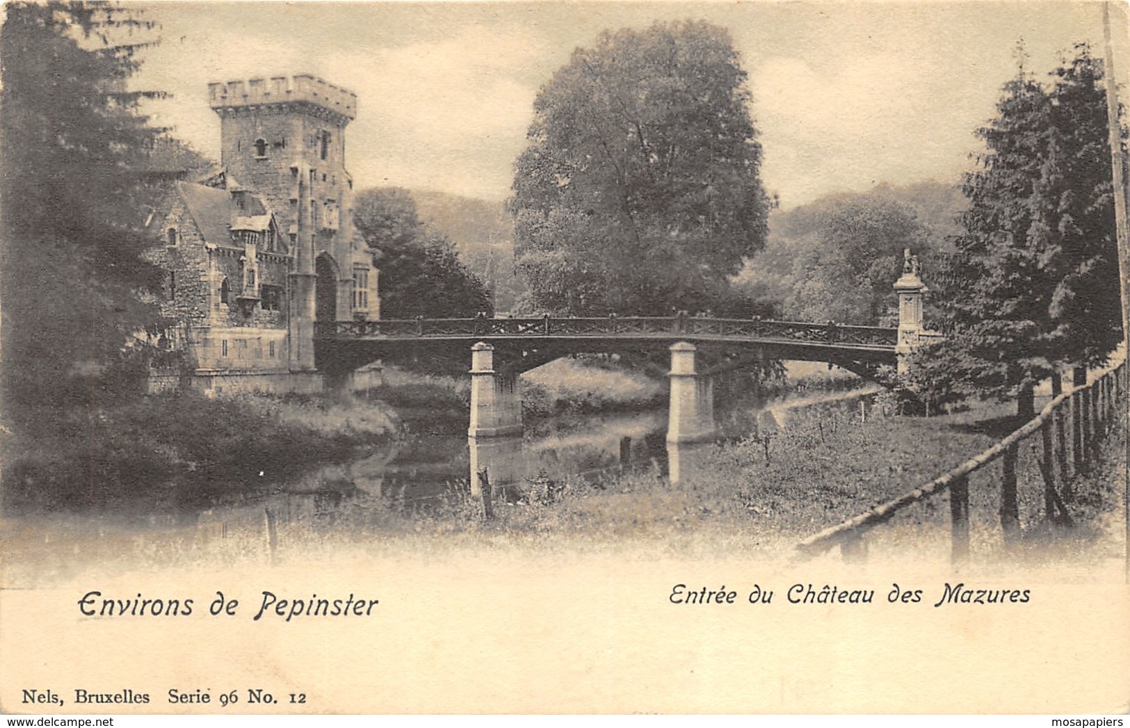 Pépinster - Entrée Du Château Des Mazures - Nels Série 96 N° 12 - Pepinster